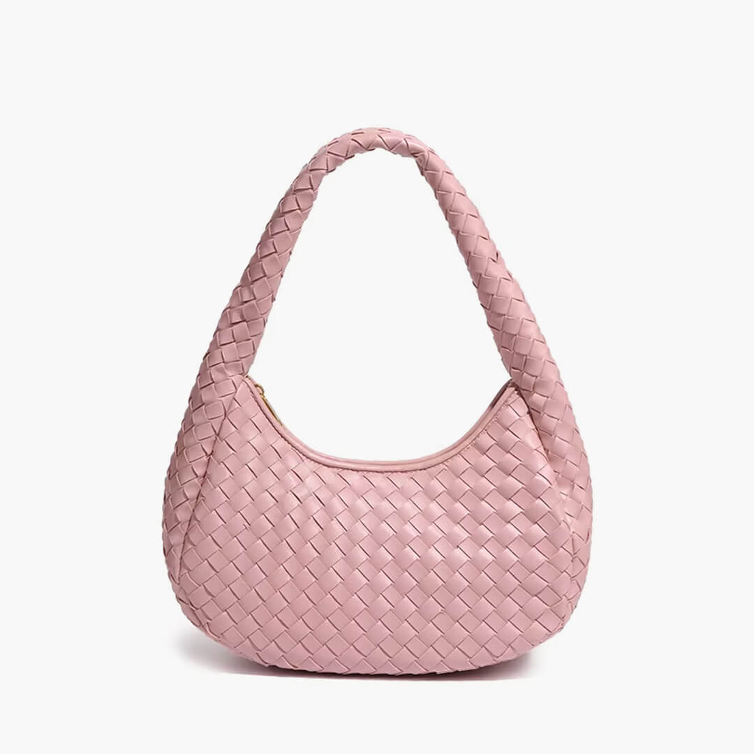 Jeanne Woven Hobo Shoulder Bag