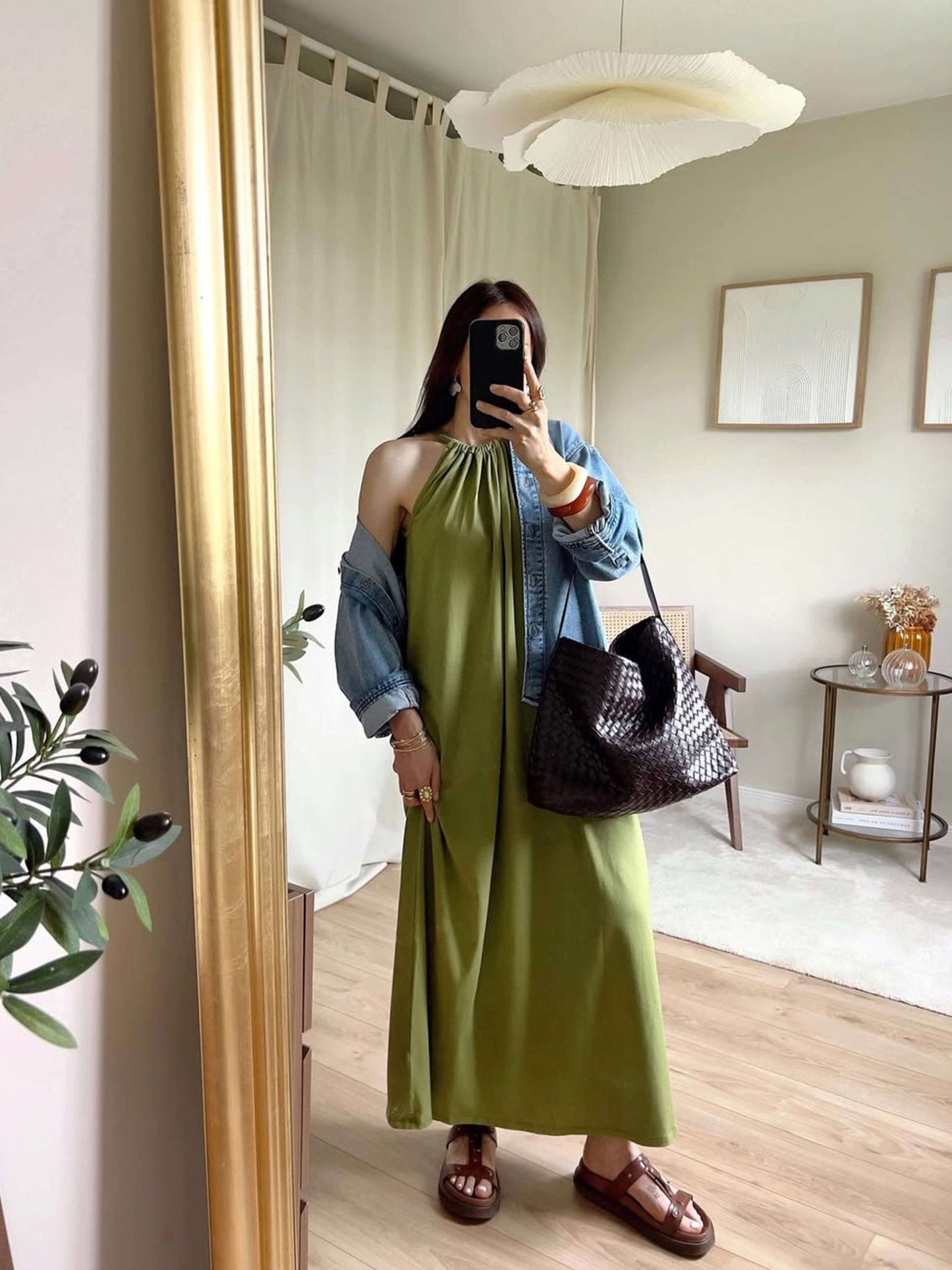 Sylvia Woven Tote Bag