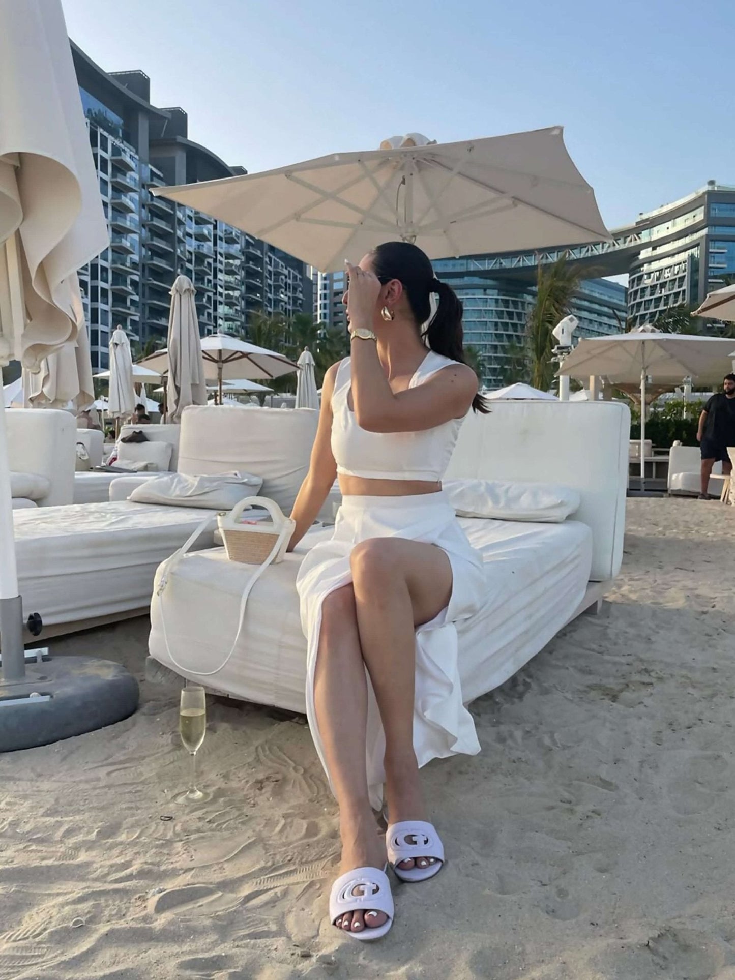 Astrid Woven Bag with Handle