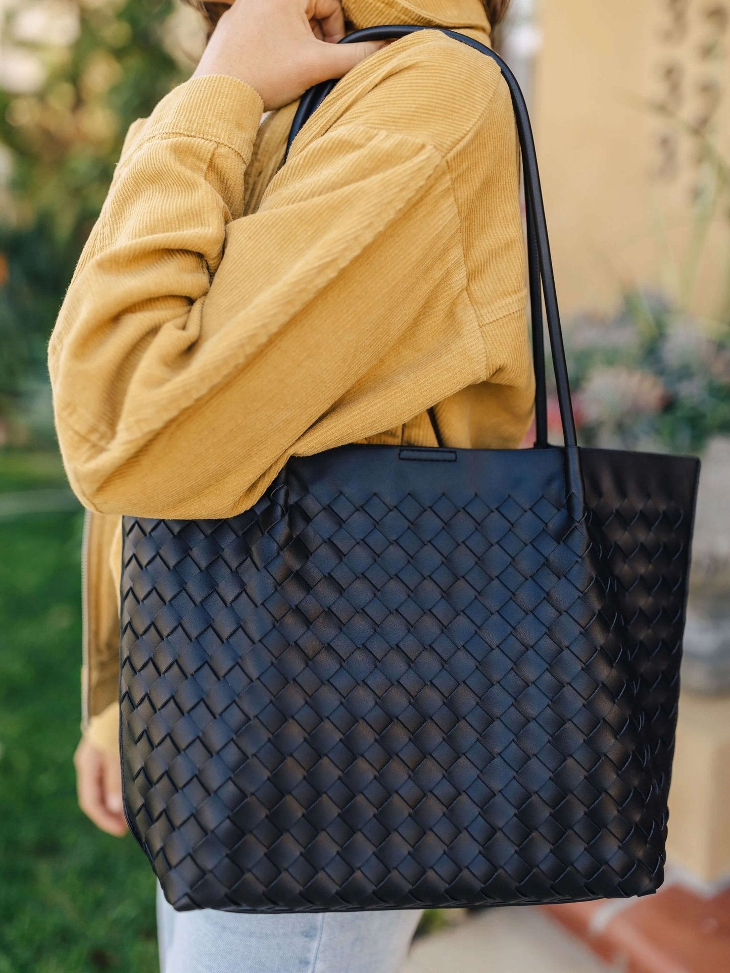 Diana Woven Tote Bag