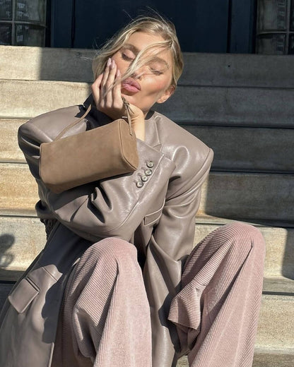 Ellaine Suede Mini Shoulder Bag