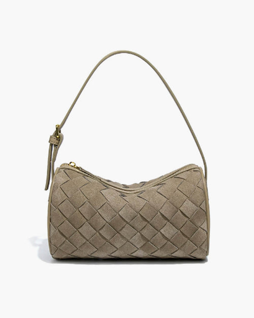 Eva Woven Suede Bag