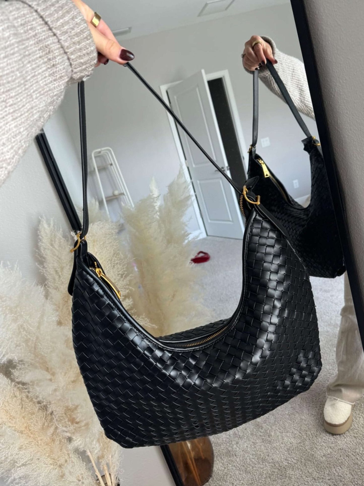 Helen Woven Tote Bag