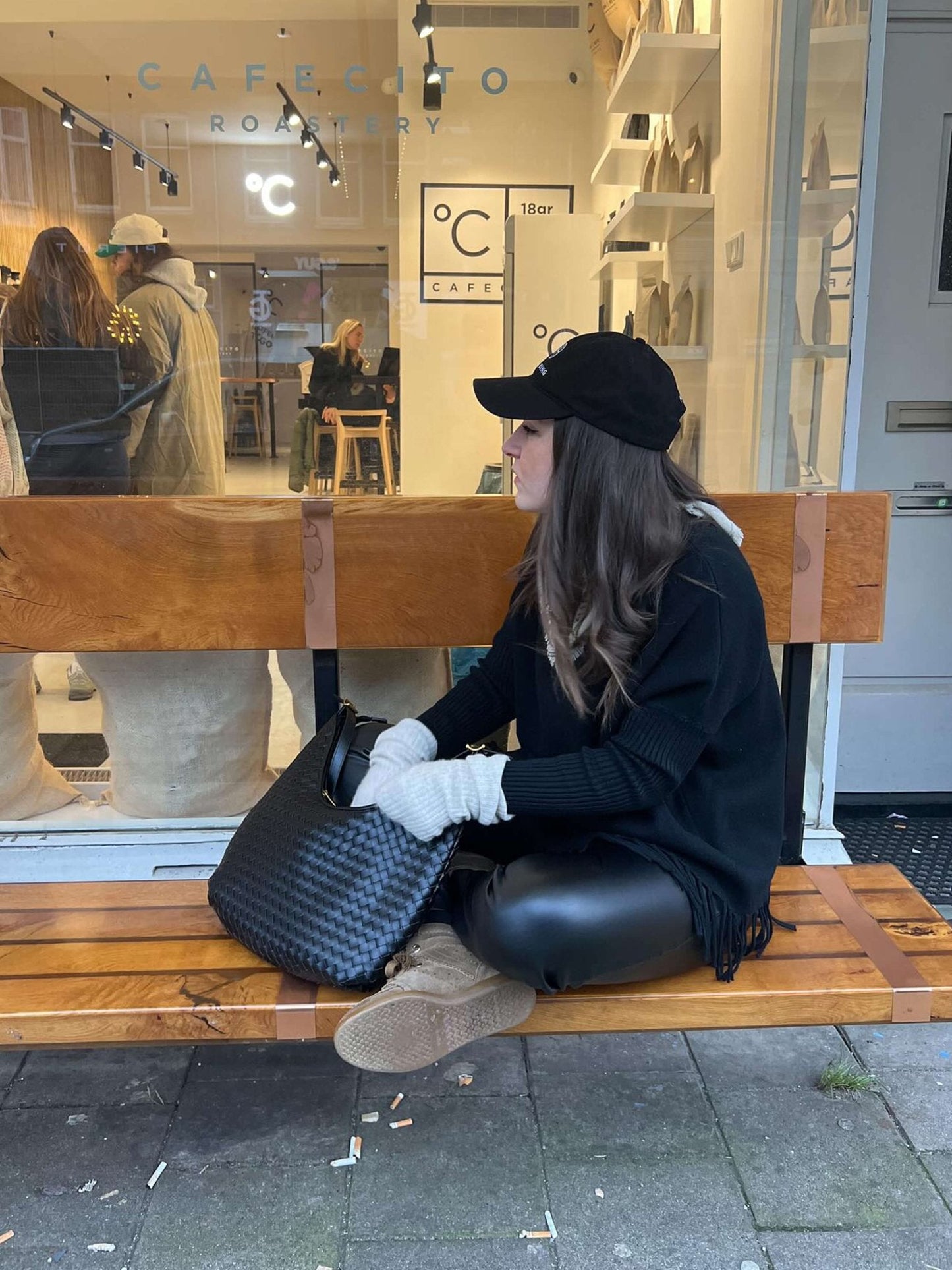 Helen Woven Tote Bag