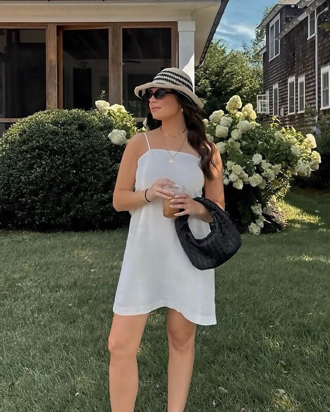 Jessy Woven Hobo Mini Bag