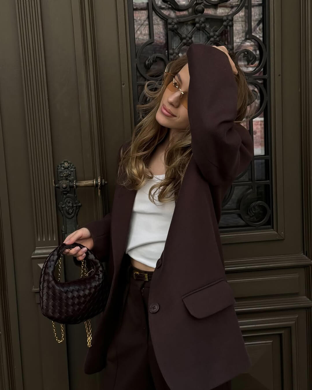 Jessy Woven Hobo Mini Bag