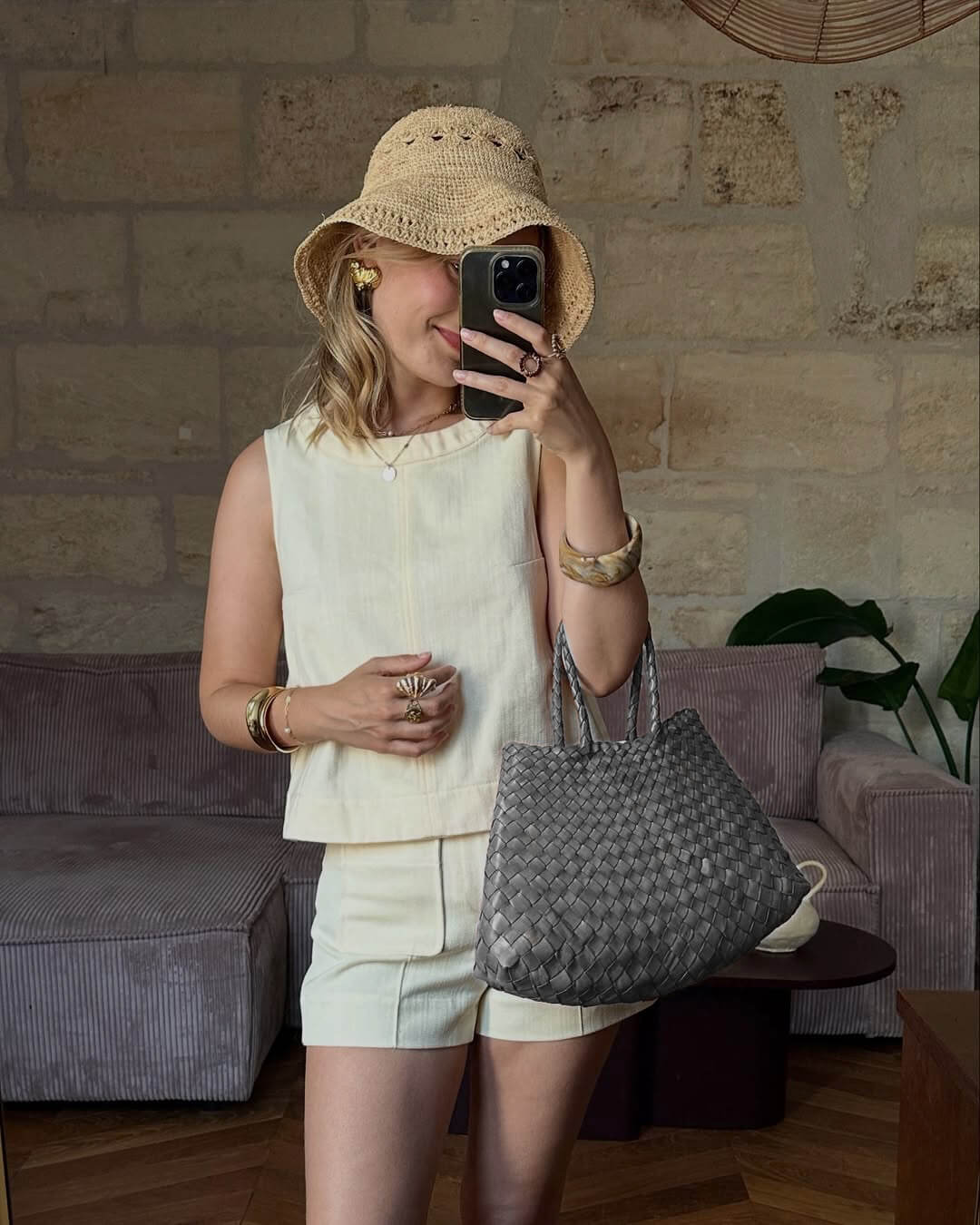 Madeleine Woven Bag Medium