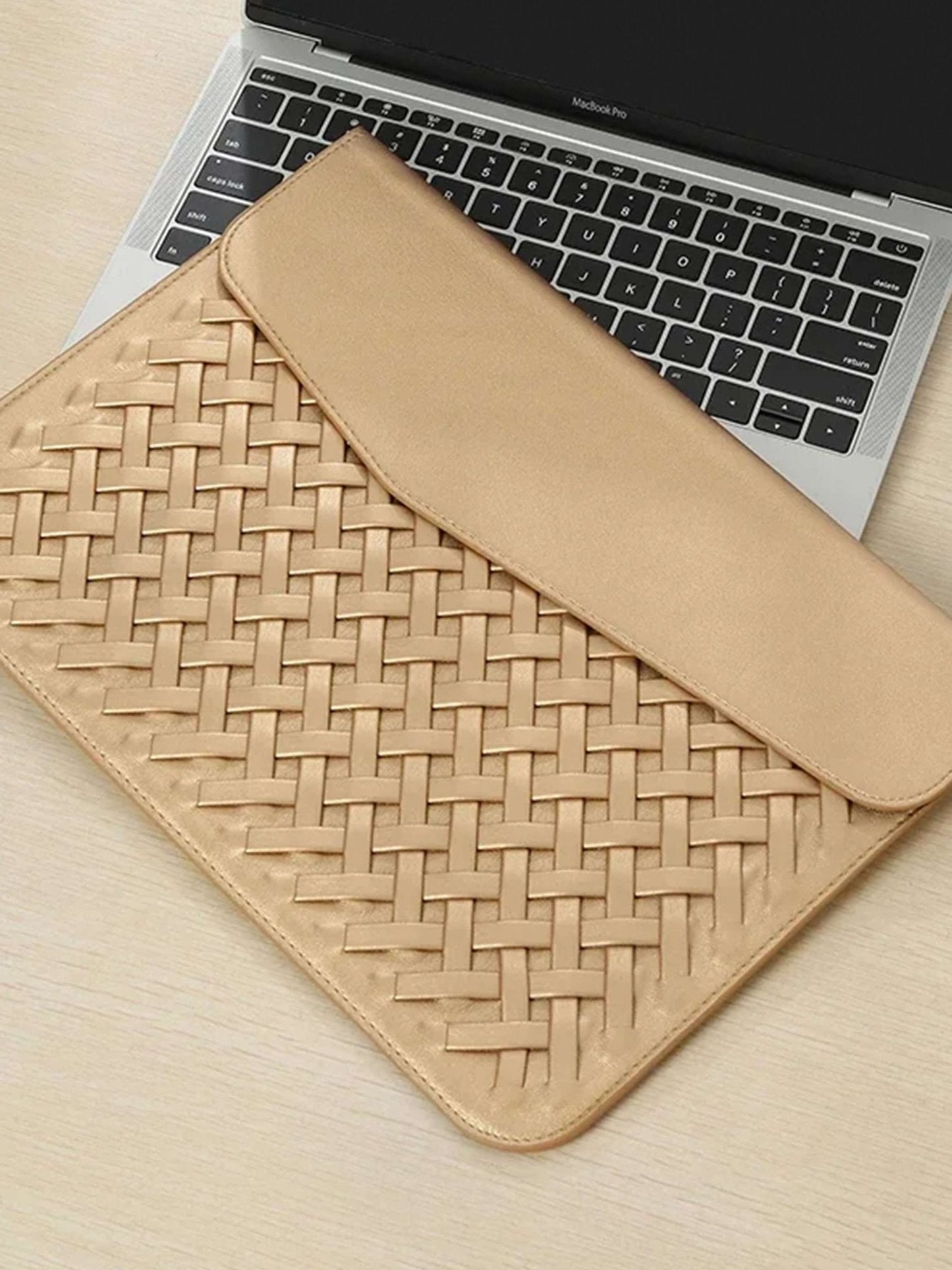 Nica Woven Laptop Bag