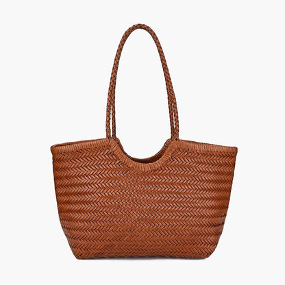Rica Woven Faux Leather Bag