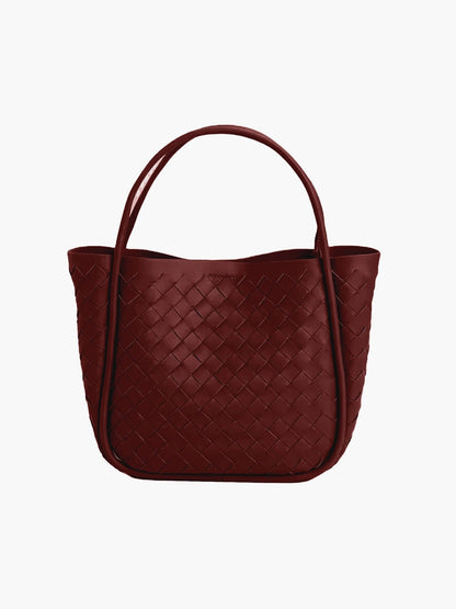 Rizelle Faux Leather Tote Bag