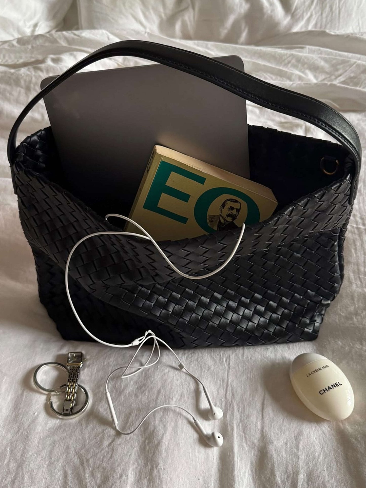 Sylvia Woven Tote Bag