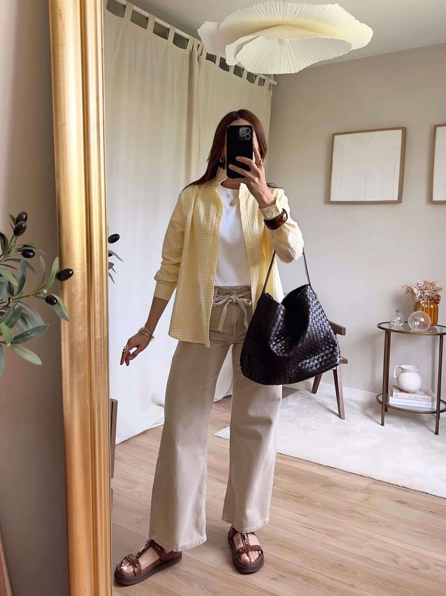 Sylvia Woven Tote Bag